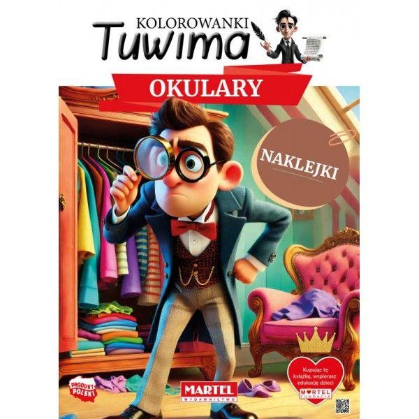 KSIĄŻECZKA KOLOROWANKI TUWIMA OKULARY Z NAKLEJKAMI