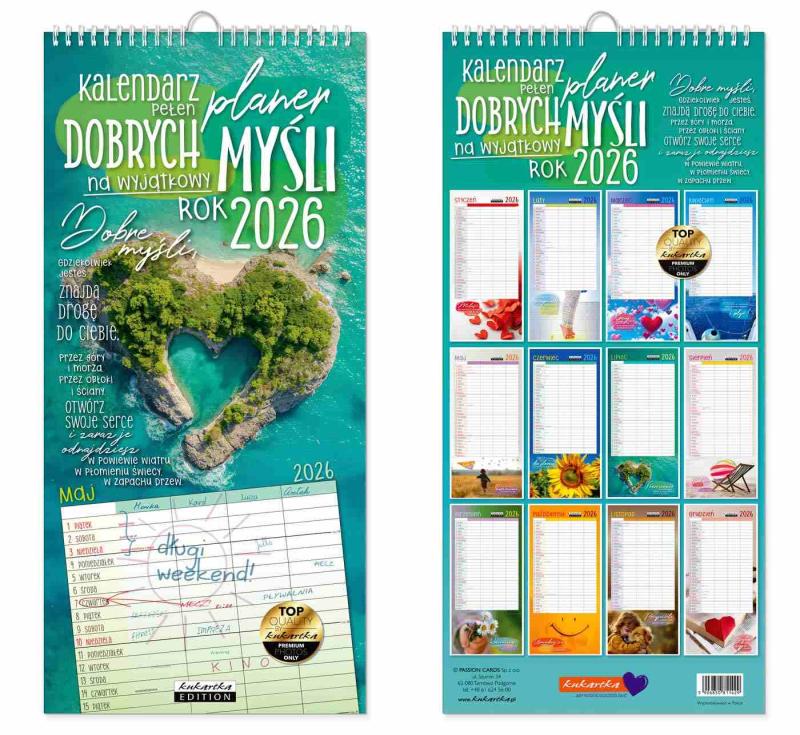 KALENDARZ PLANER DOBRYCH MYŚLI