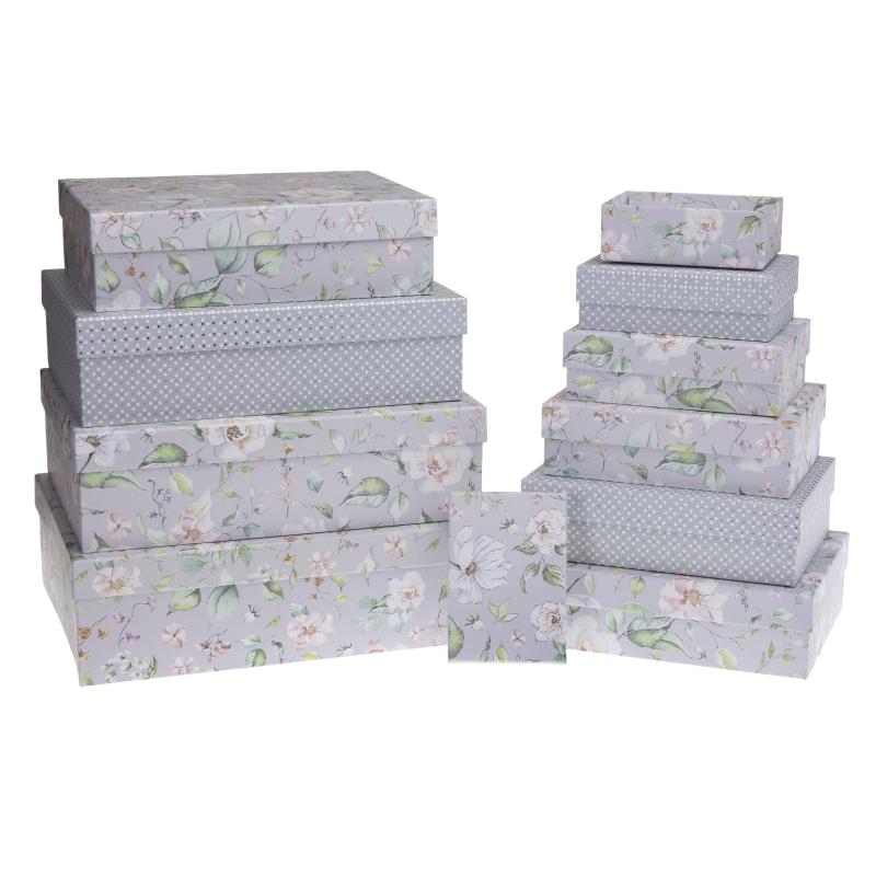 ZESTAW PUDEŁEK PUG-25228-PR-HS SET 10 PCS