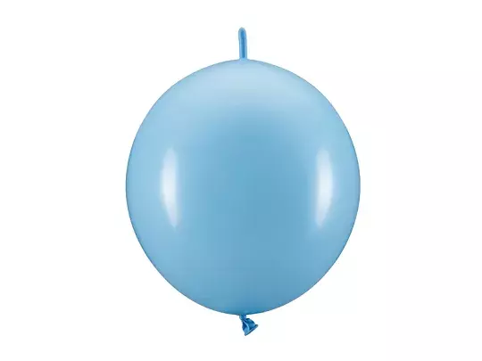 BALONY Z ŁĄCZNIKIEM 33CM JASNY NIEBIESKI