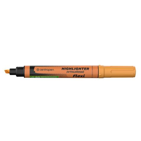ZAKREŚLACZ CENTROPEN HIGHLIGHTER FLEXI 8542 POMARAŃCZOWY