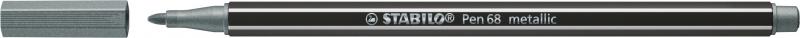 PISAKI STABILO 68 METAL SREBRNY
