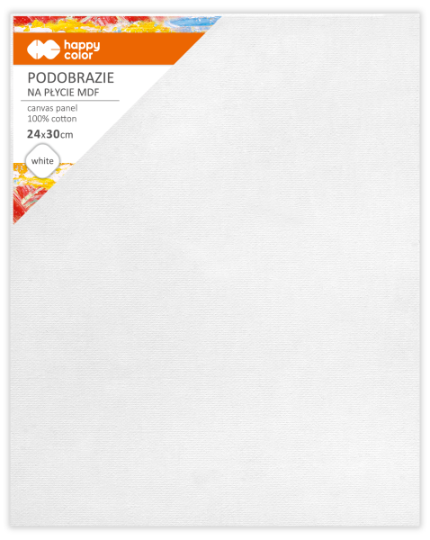PODOBRAZIE BAWEŁNIANE 24X30 IMPREGNOWANE BIAŁE MDF 4MM GDD