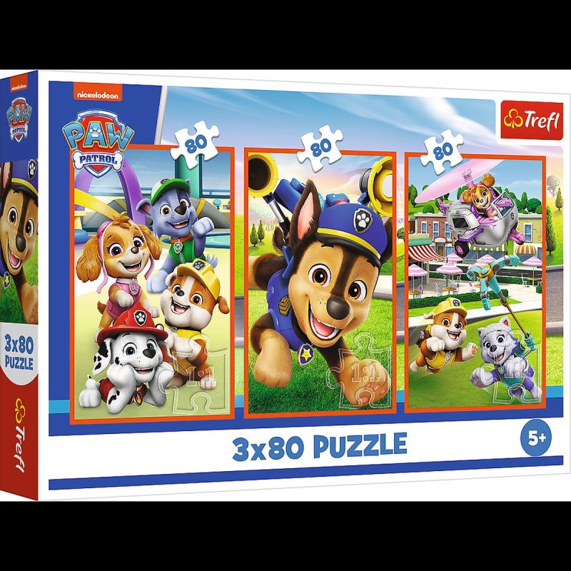 PUZZLE 3X80 TREFL PSIA ZGRAJA PSI PSI PATROL