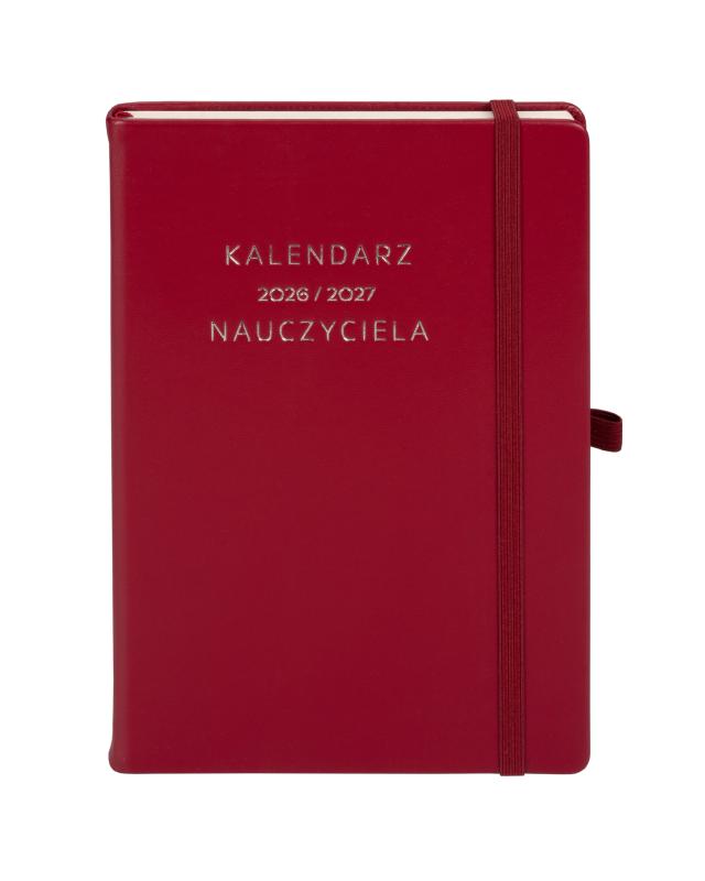 KALENDARZ NAUCZYCIELA A5 TDW BORDOWY 2026/2027