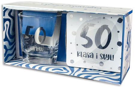 ZESTAW HOLO-50 SZKLANKA + PODSTAWKA