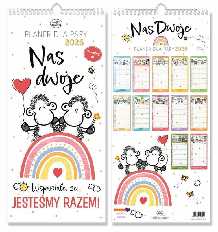 KALENDARZ PLANER SHEEPWORLD DLA PARY