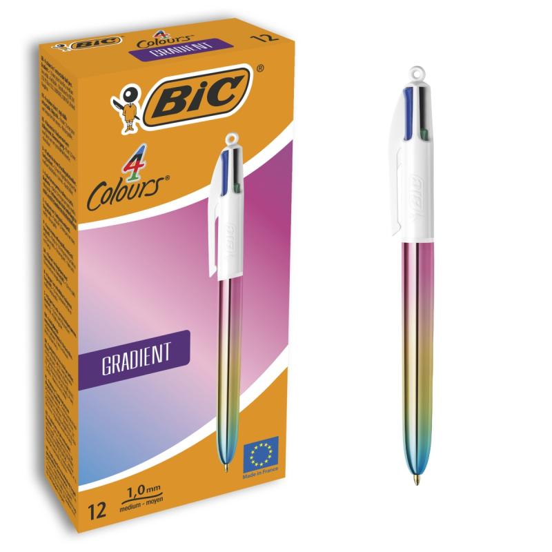 DŁUGOPIS BIC 4-KOLORY COLOURS GRADIENT A/12
