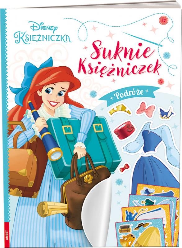 KSIĄŻECZKA DISNEY KSIĘŻNICZKA.SUKNIE KSIĘŻNICZEK PODRÓŻE