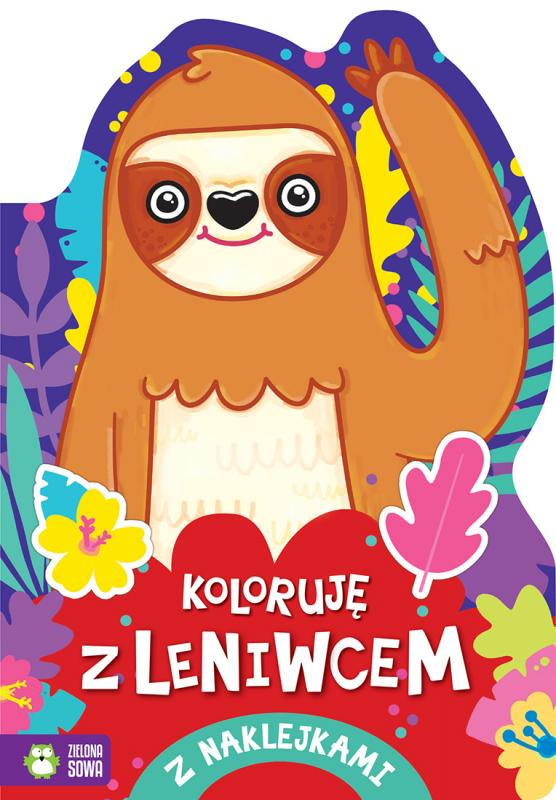 KSIĄŻECZKA KOLORUJĘ Z LENIWCEM