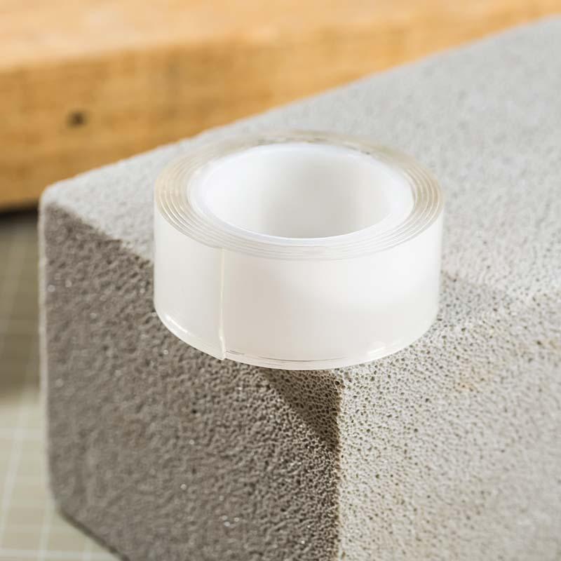 TAŚMA DWUSTRONNA WIELOFUNKCYJNA TRANSPARENTNA 1MM*24MM*1M DELI
