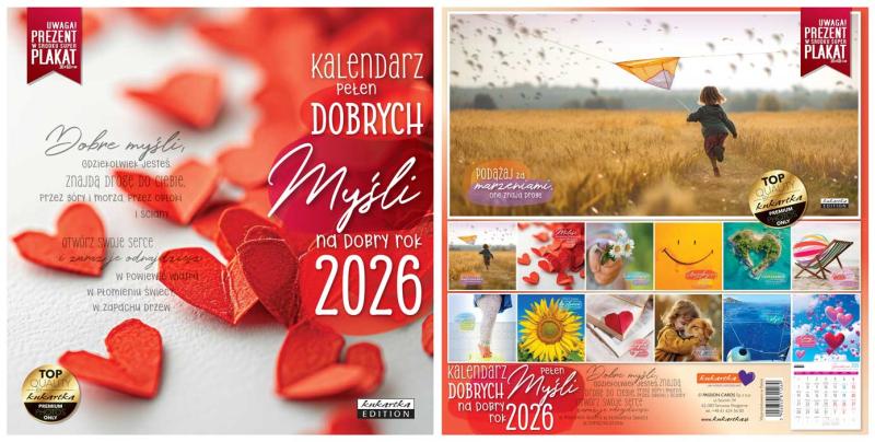 KALENDARZ ŚCIENNY CLASSIC Q DOBRYCH MYŚLI