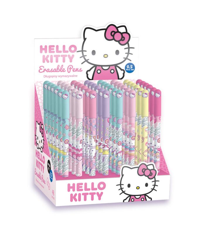 DŁUGOPIS WYMAZYWALNY MIX - PINK 1 HELLO KITTY A/48