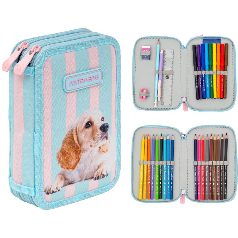 PIÓRNIK PODWÓJNYY Z WYPOSAŻENIEM ASTRABAG PUPPY LINE AC21