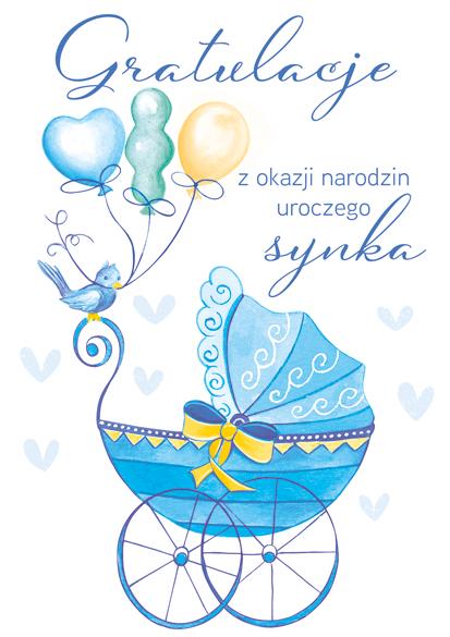 LAURKA B6B POLMAK BROKAT URODZINY NARODZINY