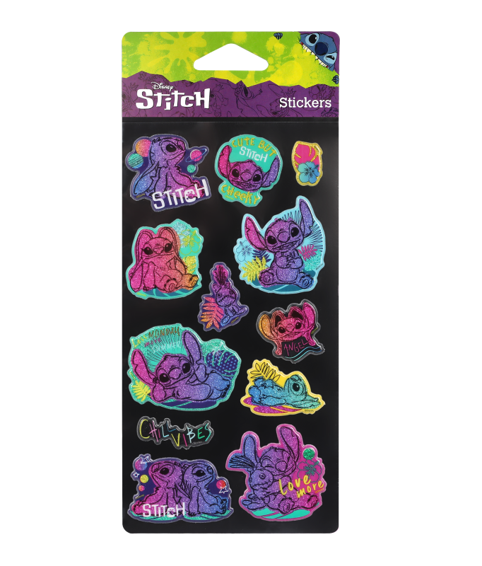 NAKLEJKI POP UP - STITCH WZÓR 1 DISNEY BLACK