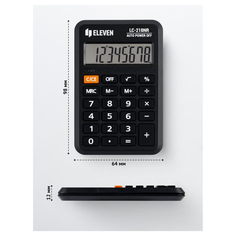 KALKULATOR ELEVEN LC-210NR KIESZ. CDC