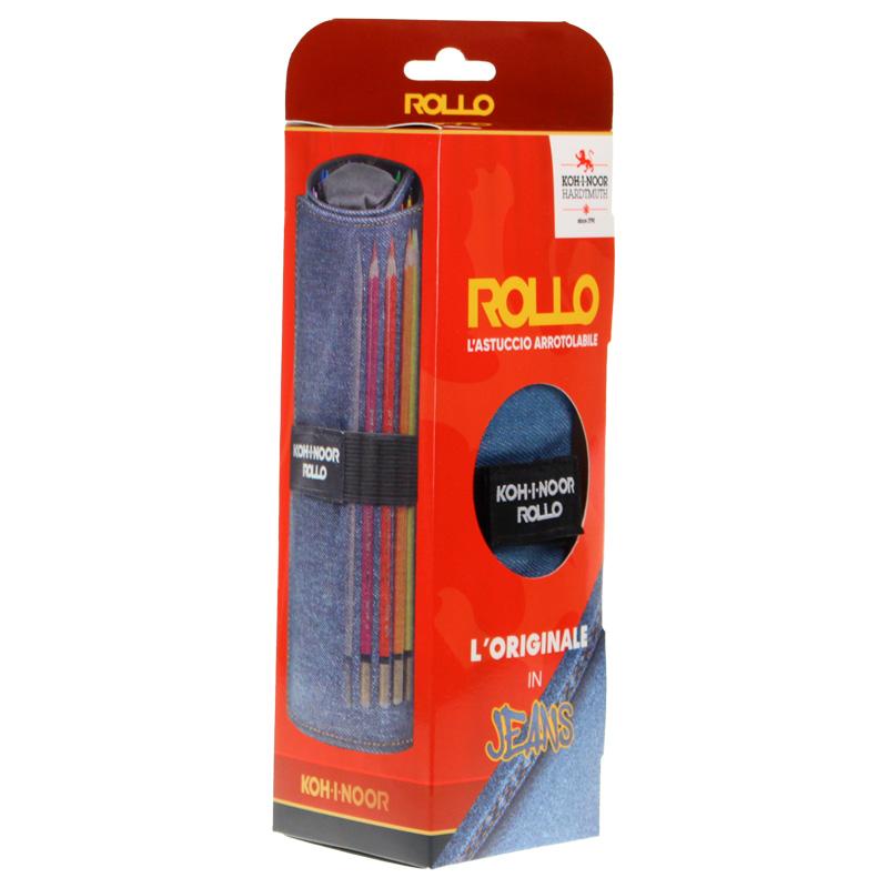 ETUI PIÓRNIK CIEMNONIEBIESKI JEANS 24 DJTJ6-24