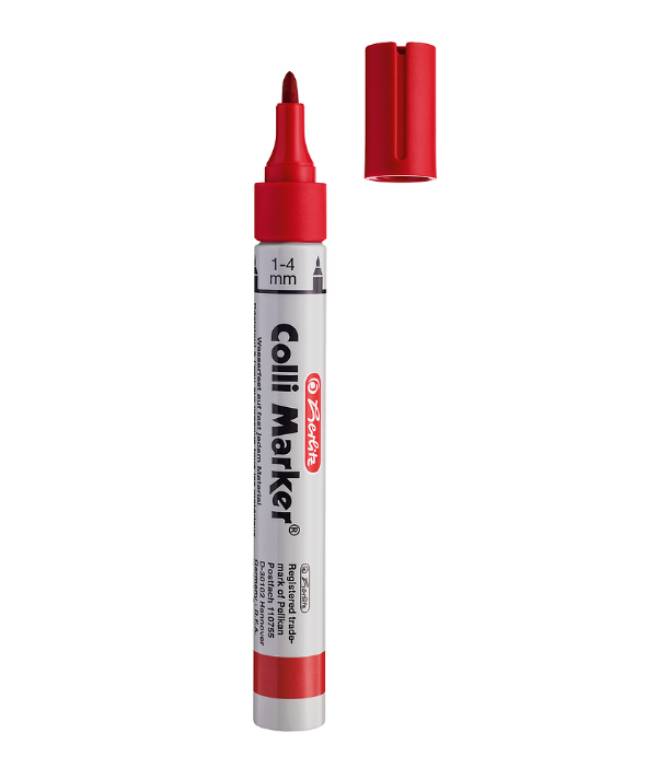 MARKER PERMANENTNY COLI CZERWONY A50