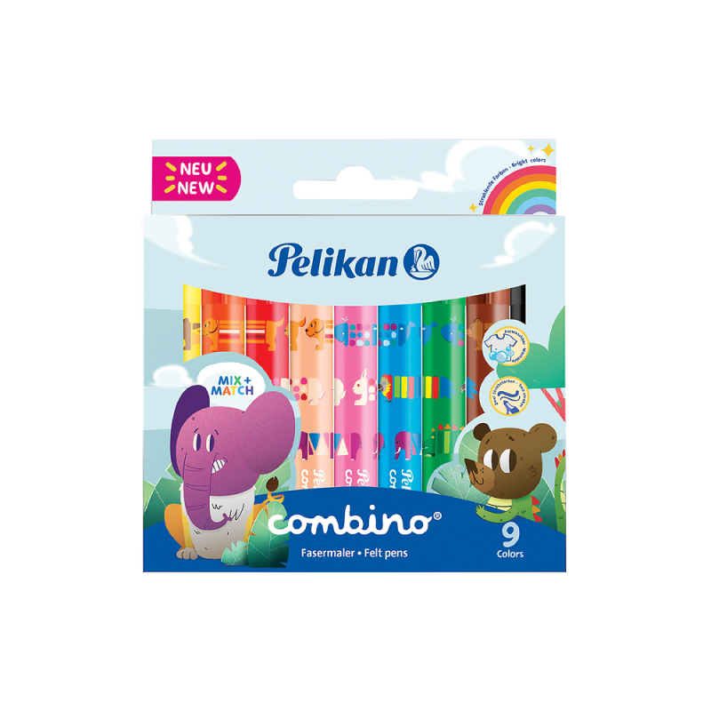 FLAMASTRY 9 PELIKAN COLORELLA SUP COMBIN C41