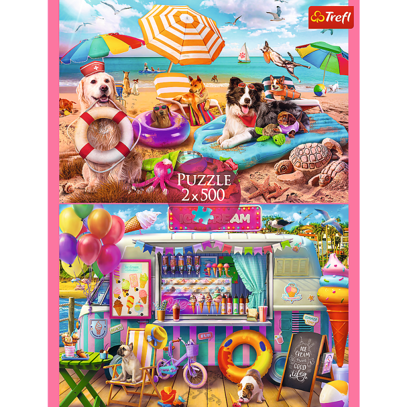 PUZZLE 2X500 TREFL WAKACYJNY CZAS
