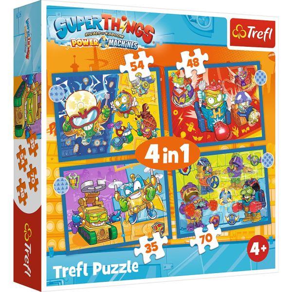 PUZZLE 4W1 TREFL SUPER AKCJA