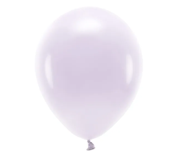 BALONY ECO 30CM PASTELOWE JASNY LILIOWY