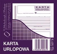 DRUK M KARTA URLOPOWA KU