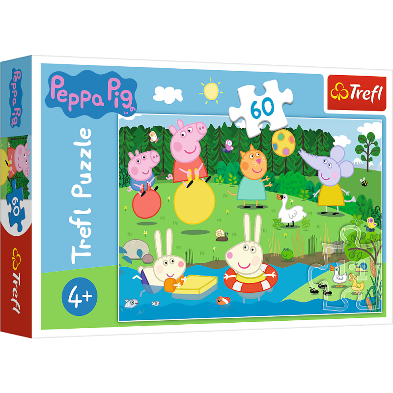 PUZZLE 60 TREFL WAKACYJNA ZABAWA PEPPA