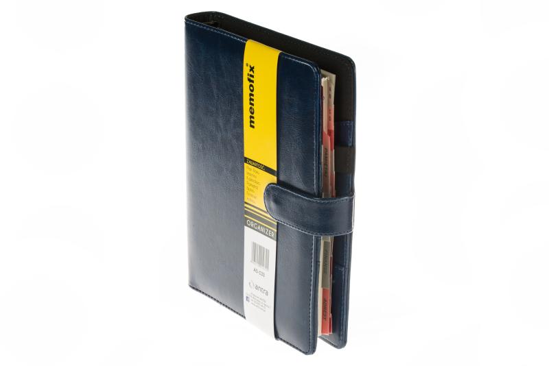 ORGANIZER A5 MEMOFIX GRANATOWY