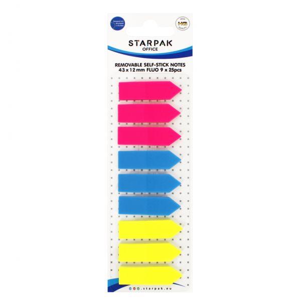 ZAKŁADKI INDEKSUJĄCE 12X43 9X25K FLUO STK