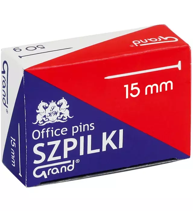 SZPILKI KRÓTKIE 15MM GRAND