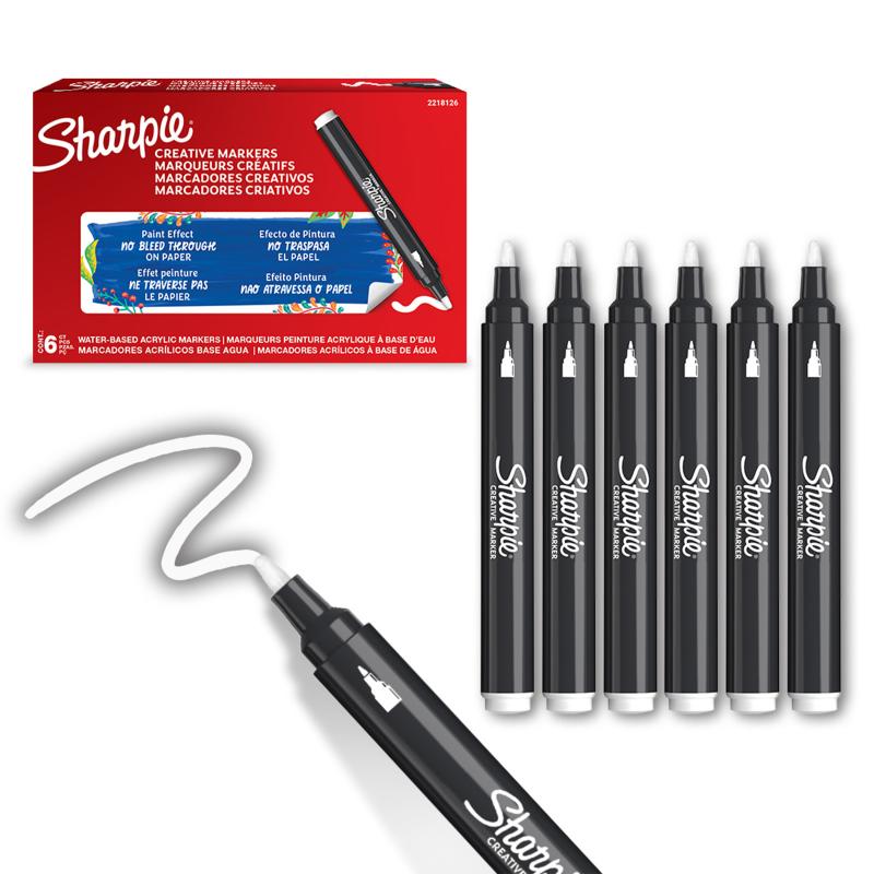MARKER AKRYLOWY SHARPIE BIAŁY