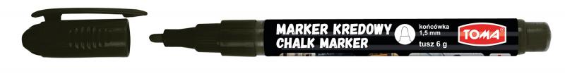 MARKER KREDOWY TOMA 1.5MM CZARNY