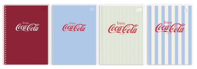 KOŁOZESZYT A6/80 # SOFT TOUCH COCA COLA