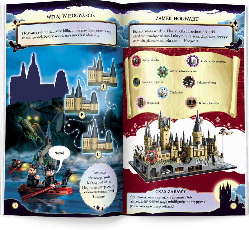 KSIĄŻECZKA LEGO HARRY POTTER ODKRYJ HOGWART