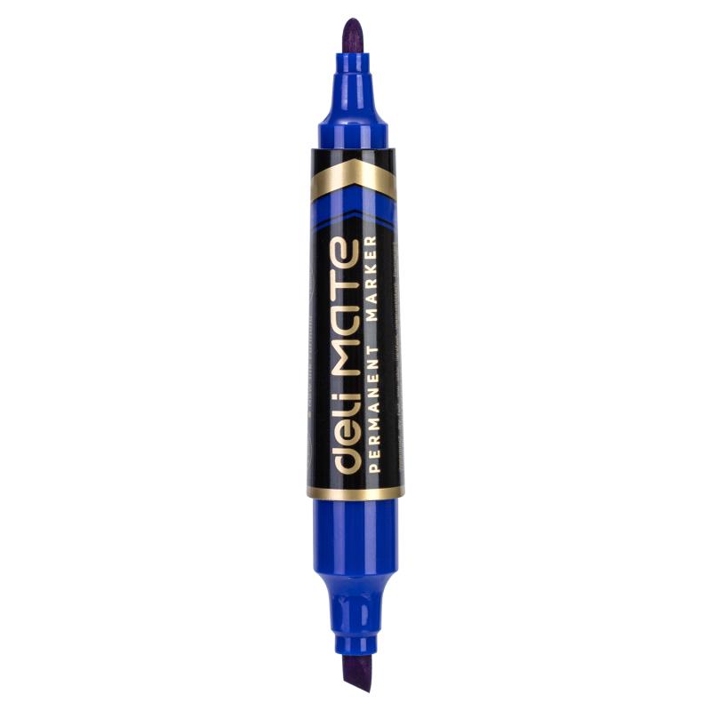 MARKER PERMANENTNY DWUSTRONNY 1-6MM & 1,5MM NIEBIESKI DELI A10