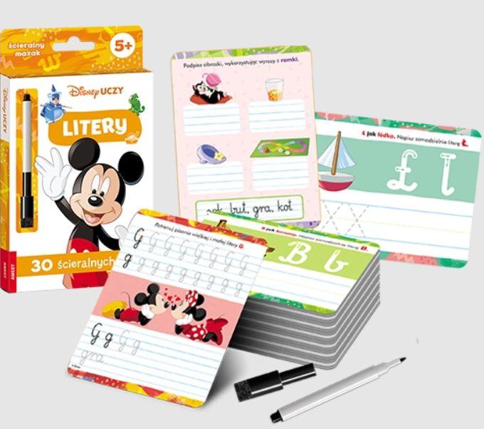KSIĄŻECZKA DISNEY UCZY MIX. LITERY BANER