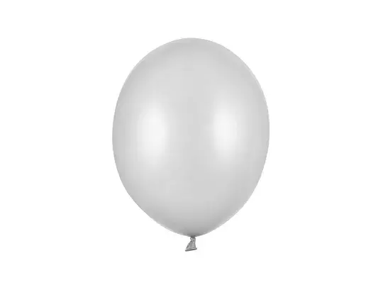 BALONY STRONG 27CM METALLIC SILVER SNOW