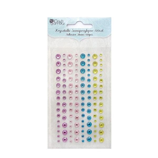 KRYSZTAŁKI SAMOPRZYLEPNE A/120 PASTEL SWEETIES