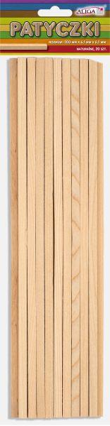 PATYCZKI PK-2549 BEZBARWNE 6,5X6,5X200MM A20