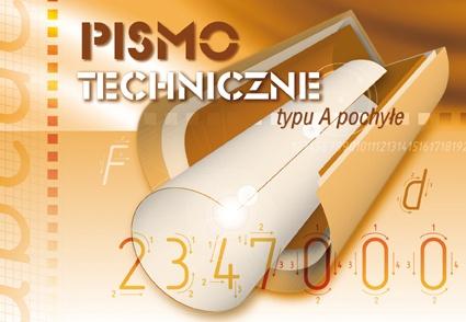 ĆWICZYMY PISMO TECHNICZNE POCHYŁE A KRESKA