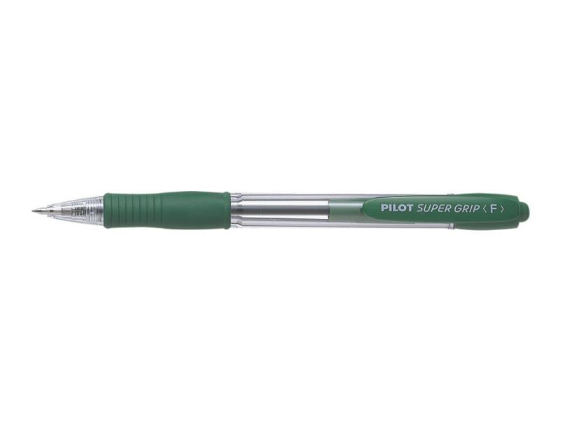 DŁUGOPIS PILOT OLEJOWY SUPER GRIP 0,7 ZIELONY AUT.