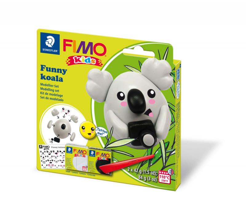 ZESTAW FIMO KIDS 4X42G KOALA