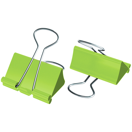 KLIPY DO PAPIERU 19MM ZIELONE A/10 80 ARKUSZY BERLINGO