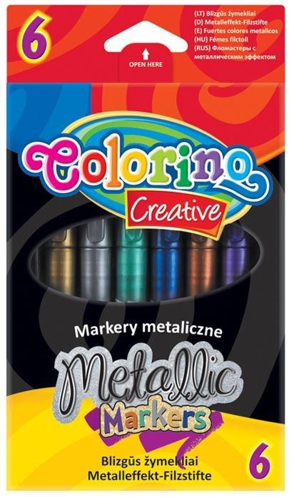 MARKER METALIZOWANY 6KOL.CREATIVE COLORINO