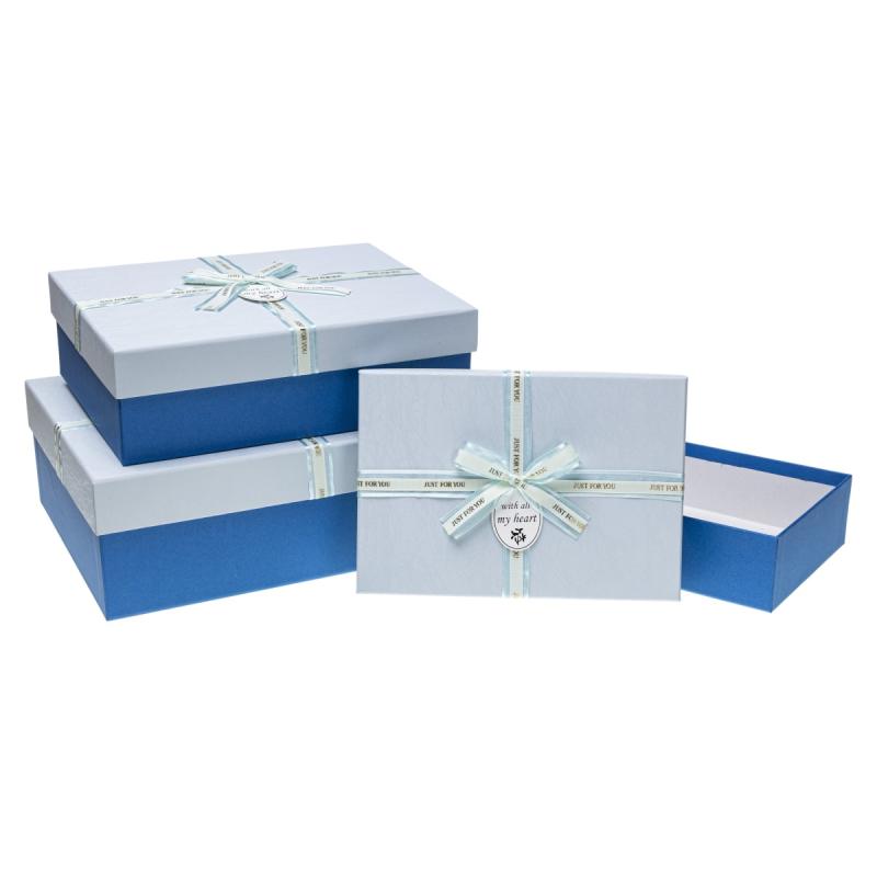 ZESTAW PUDEŁEK PUG-23253-PR L-BLUE A3
