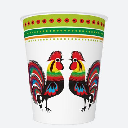 KUBECZEK PAPIEROWY POLMAK A/8 MAKI 250ML