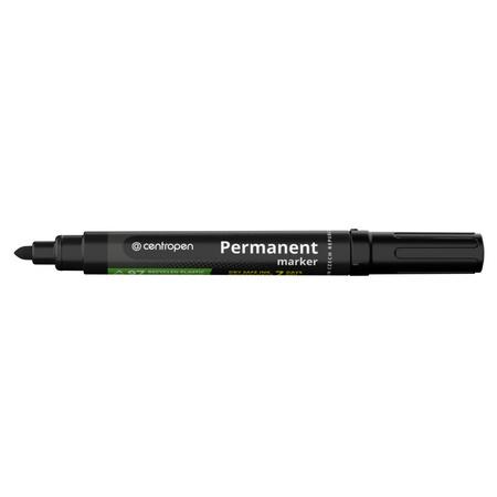 MARKER CENTROPEN PERMANENT DRY SAFE INK 8510 CZARNY K/O NIEWYSYCHAJĄ