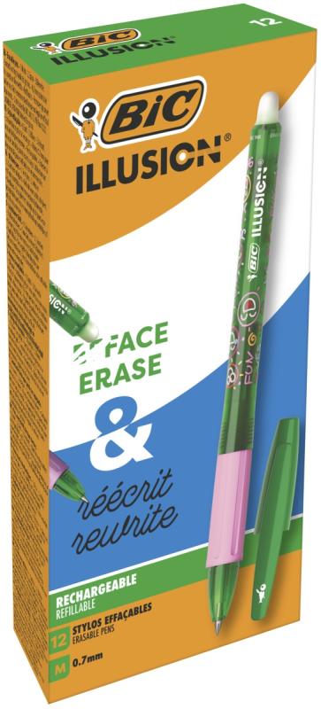 DŁUGOPIS BIC ILLUS GEL ZIELONY BCL B12 24